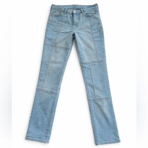 GAP Jeans 1969 patchwork faded light blue size 10